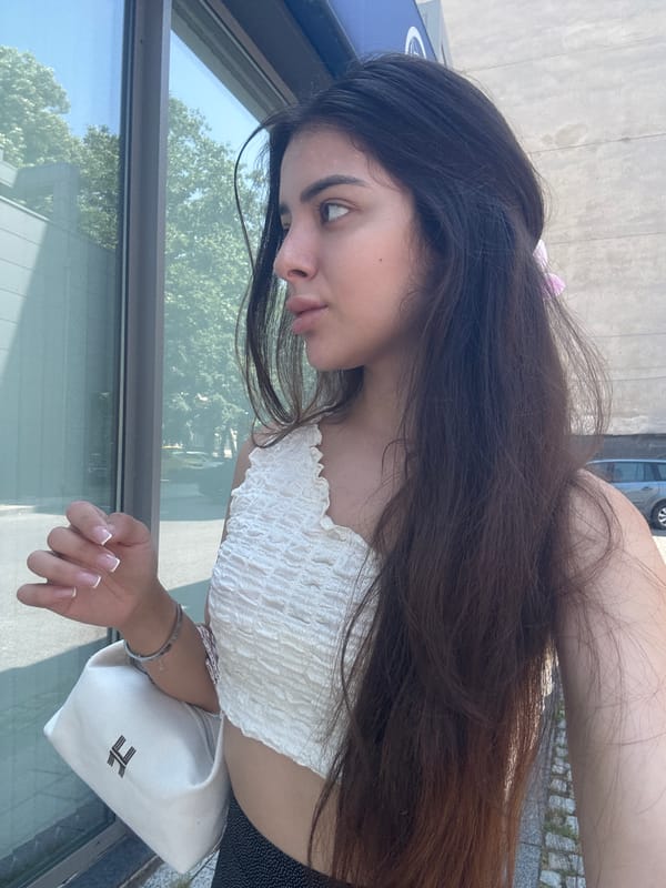Young woman's morning routine documented across Plovdiv, Bulgaria