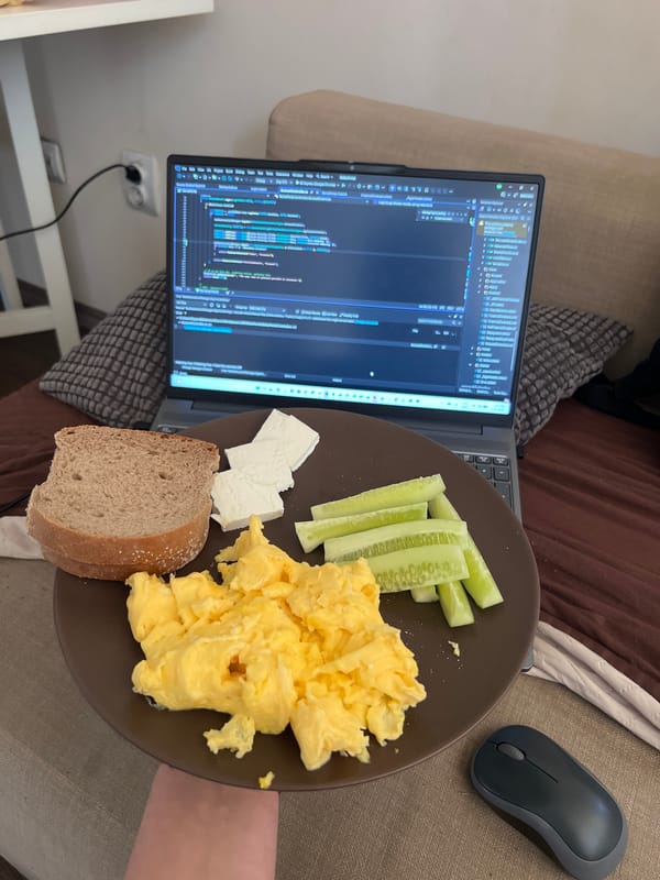 Coding session with a Balkan breakfast in Sofia