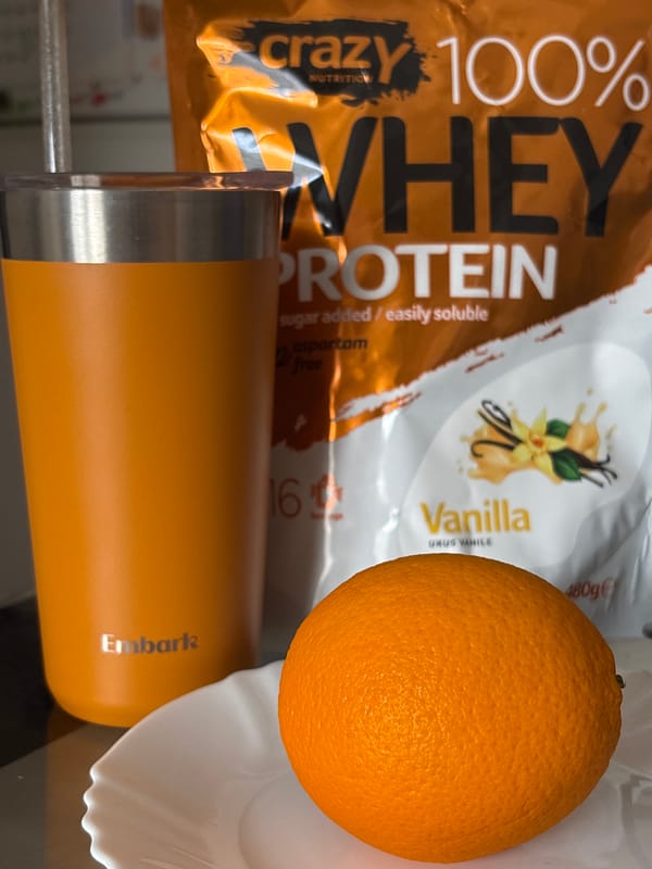 Protein snack setup documented in Bar, Montenegro