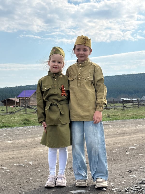 Rural morning activity observed in Tyulyuk, Russia
