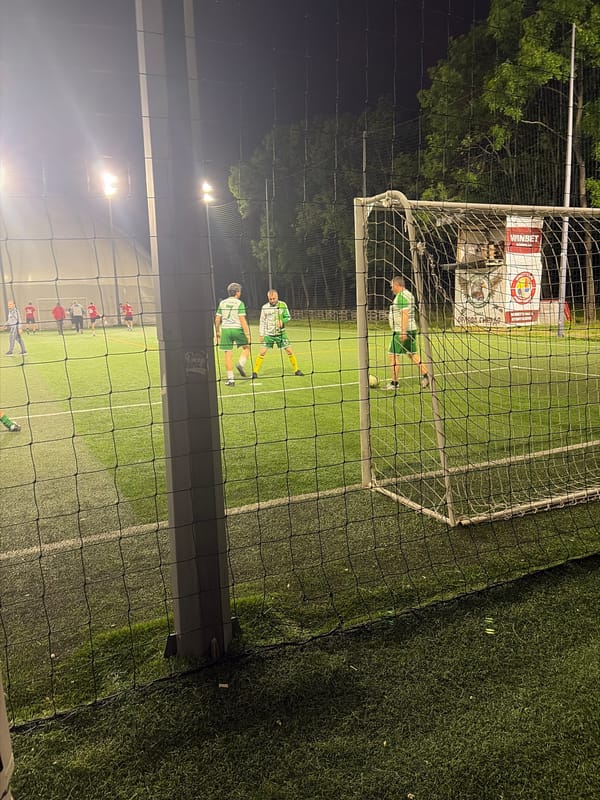 Night soccer match underway in Sofia, Bulgaria