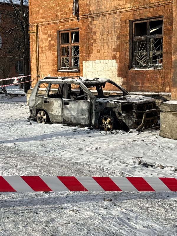 Fire damage documented across multiple Kyiv residential buildings