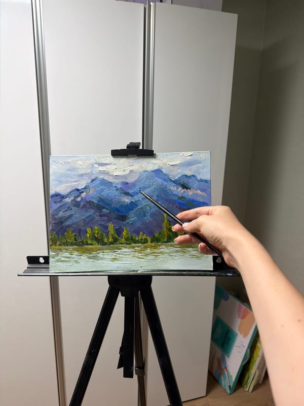 Lazy morning in Dongducheon: bed rest and landscape painting