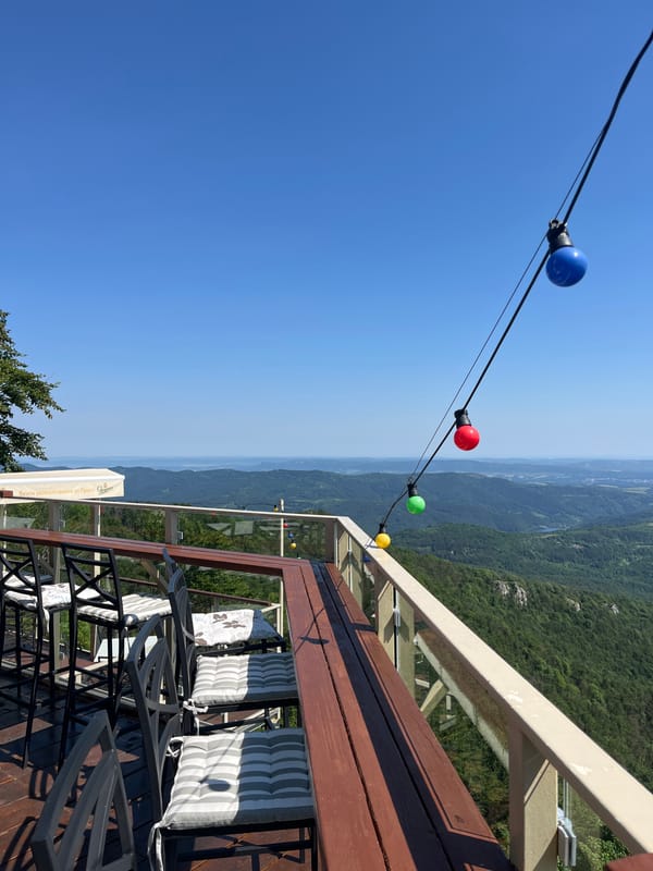 Mountain resort visit documented through landscapes and personal moments