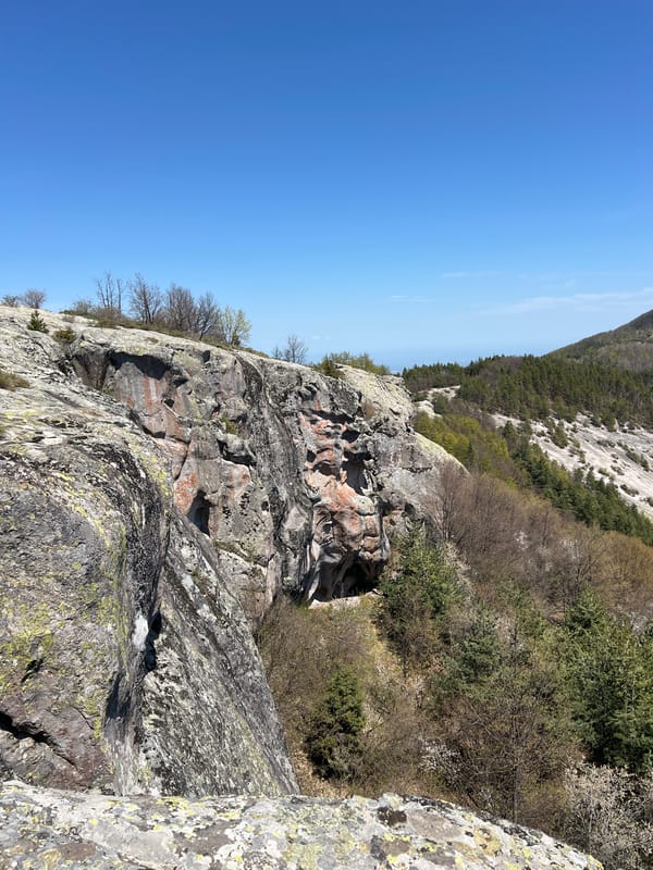 Natural landscape documented in Bulgaria's mountainous Lenovo region