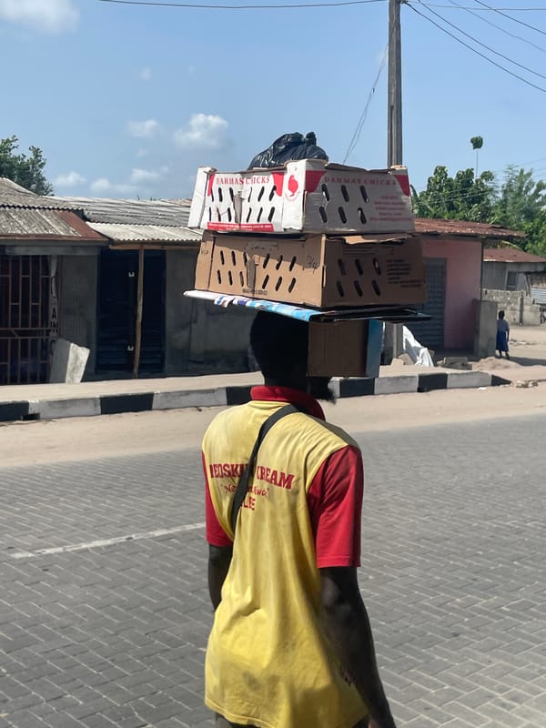 Daily street life documented in Badagry, Nigeria