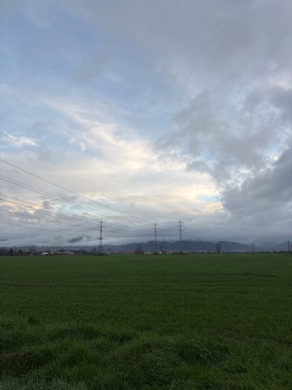 Rural landscapes captured on Plovdiv outskirts under cloudy skies