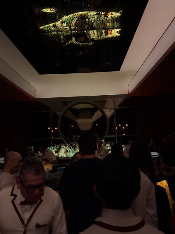 Early morning gathering at Mexico City bar