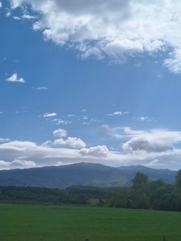 Morning landscape view captured near Studena, Bulgaria
