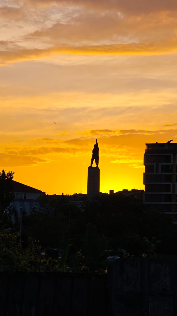 Evening life documented across Burgas, Bulgaria on May 24