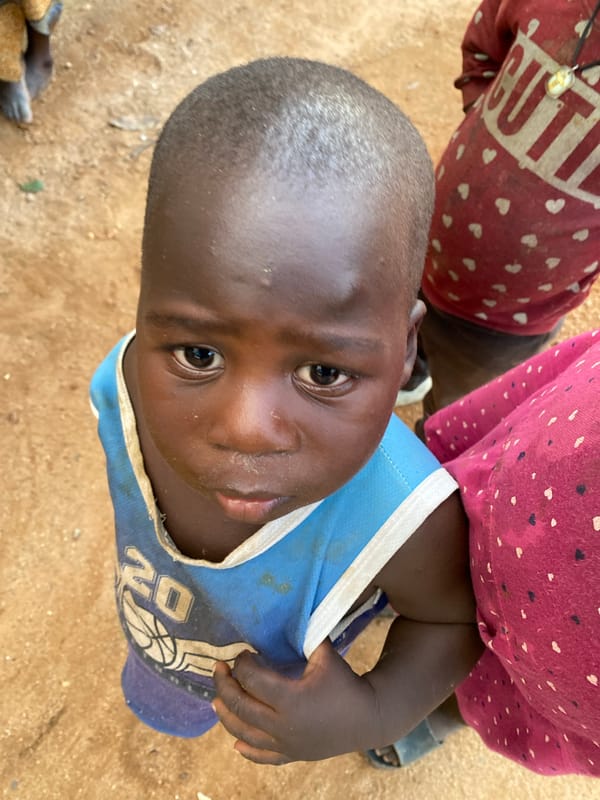 Children play and gather in Riyom, Nigeria community