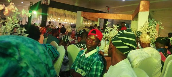 Wedding reception documented by witnesses in Lokoja, Nigeria