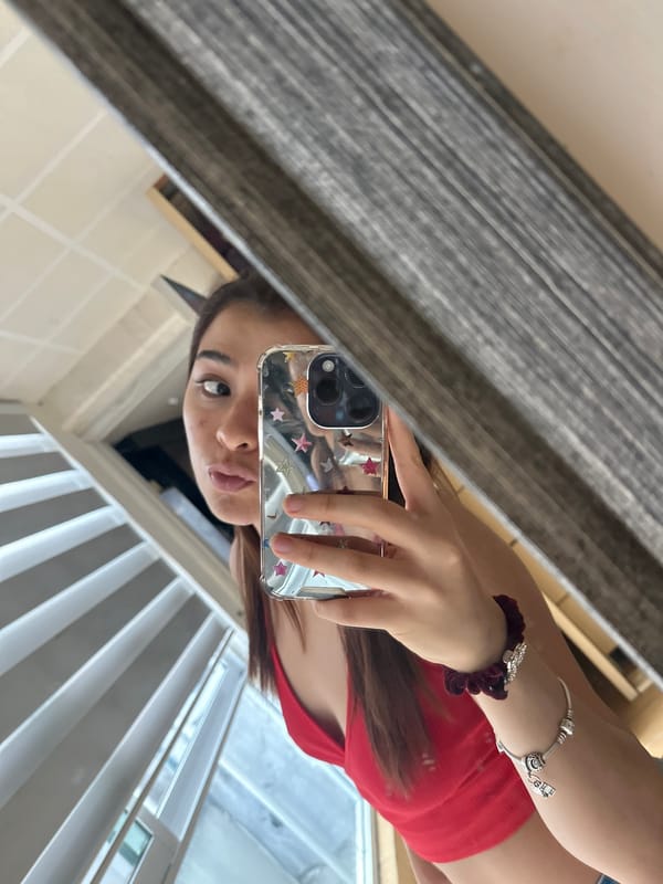 Mirror selfie moment in Puebla, Mexico