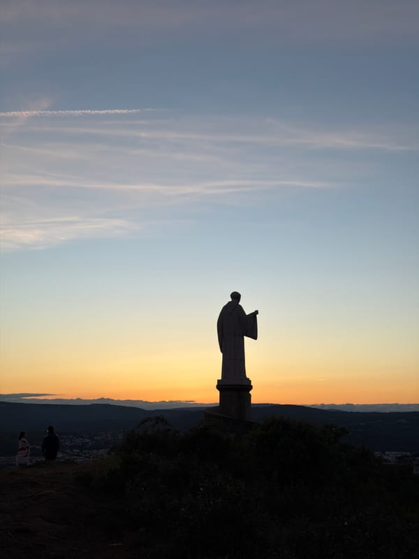 Sunset scenes documented across Bragança, Portugal on May 13