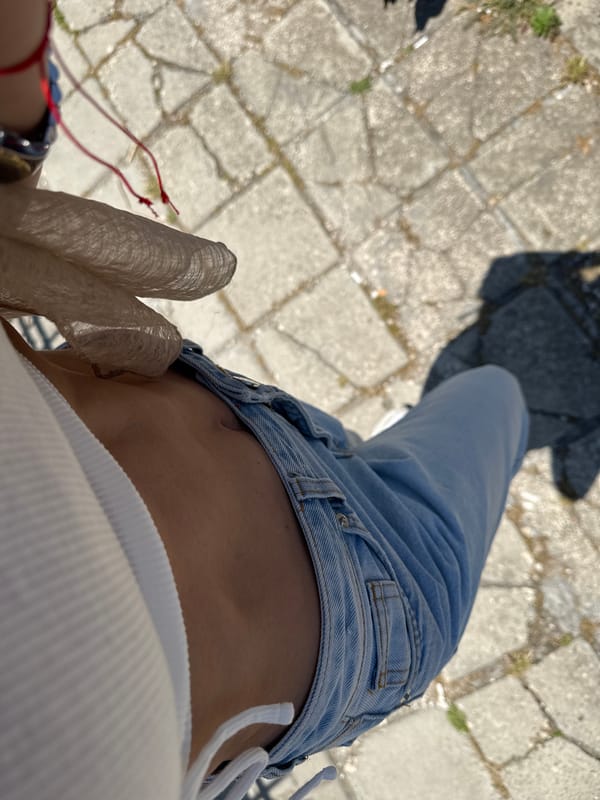 Summer style details on a Varna paved plaza