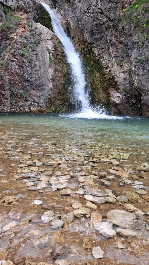 Waterfall campfire scene documented in Boreti Montenegro