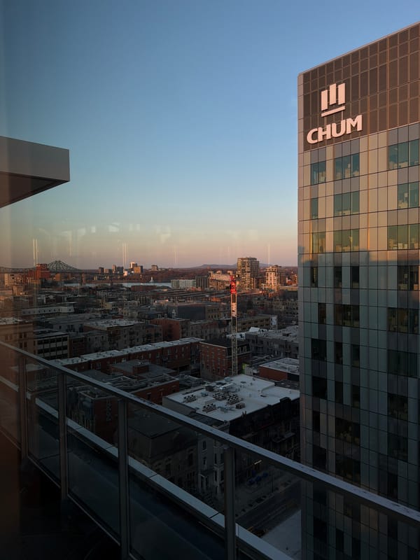 Casual Montreal moments captured across city evening hours