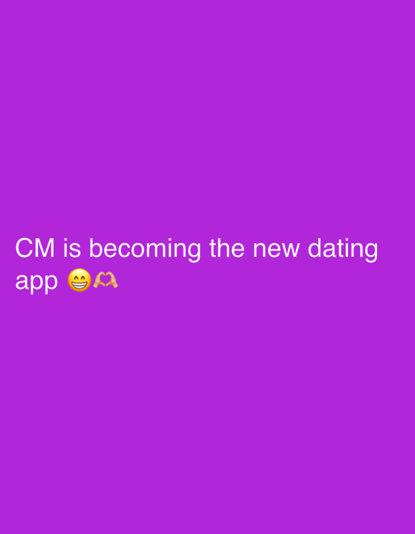 Digital message promotes 'CM' as new dating app in Sofia