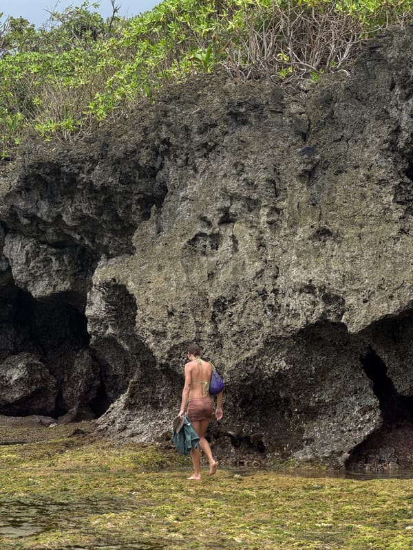 Early morning coastal exploration in San Isidro, Philippines
