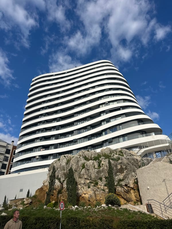 Afternoon life captured in coastal Boreti, Montenegro