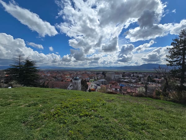 Witness documents scenic mountain town Sopot, Bulgaria landscapes