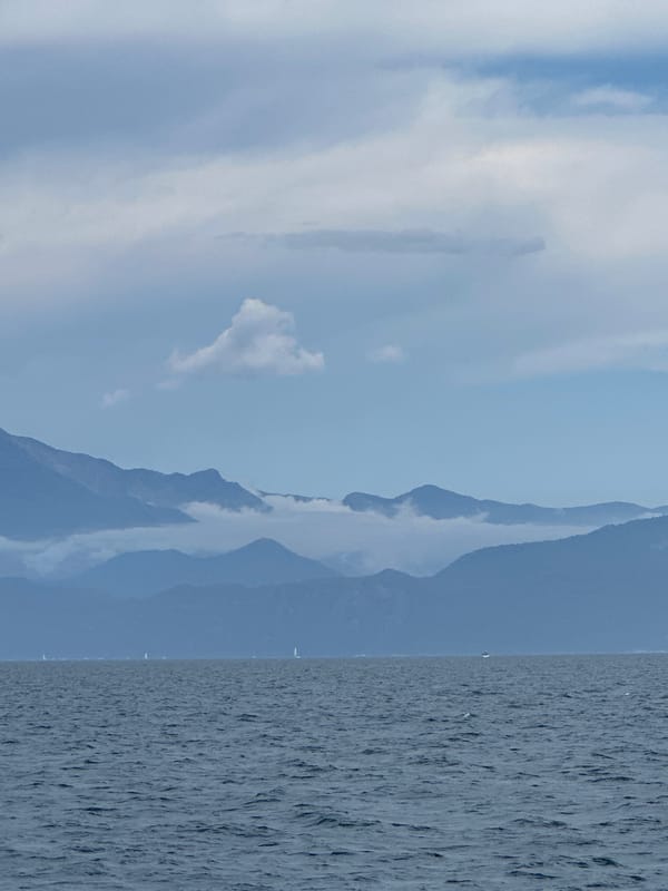 Coastal landscape with waves and mountains documented in Turkey