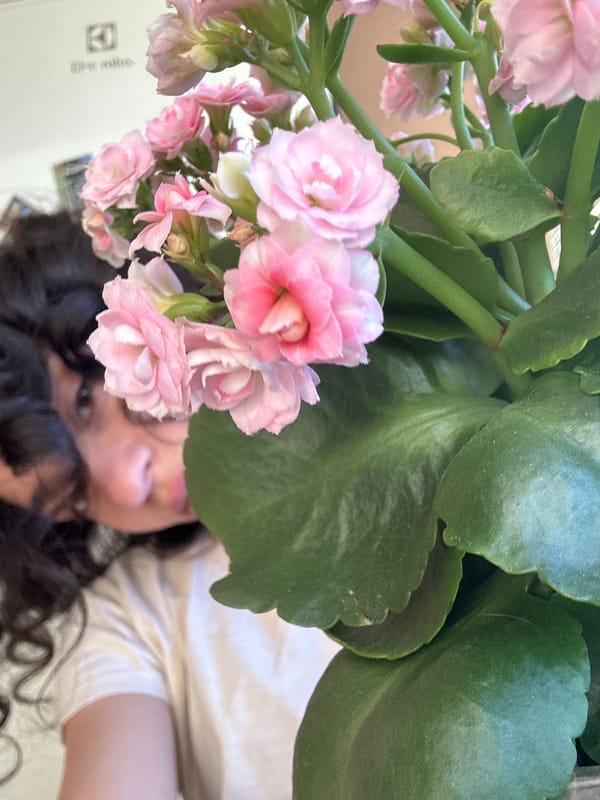 Selfie session with flower photography in Sofia