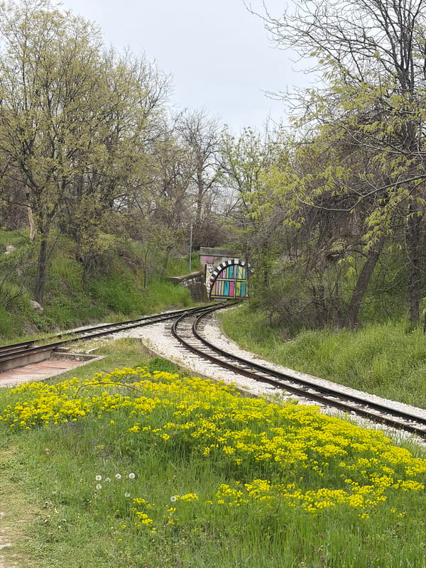 Urban exploration captures Plovdiv's railways, street art, sculptures