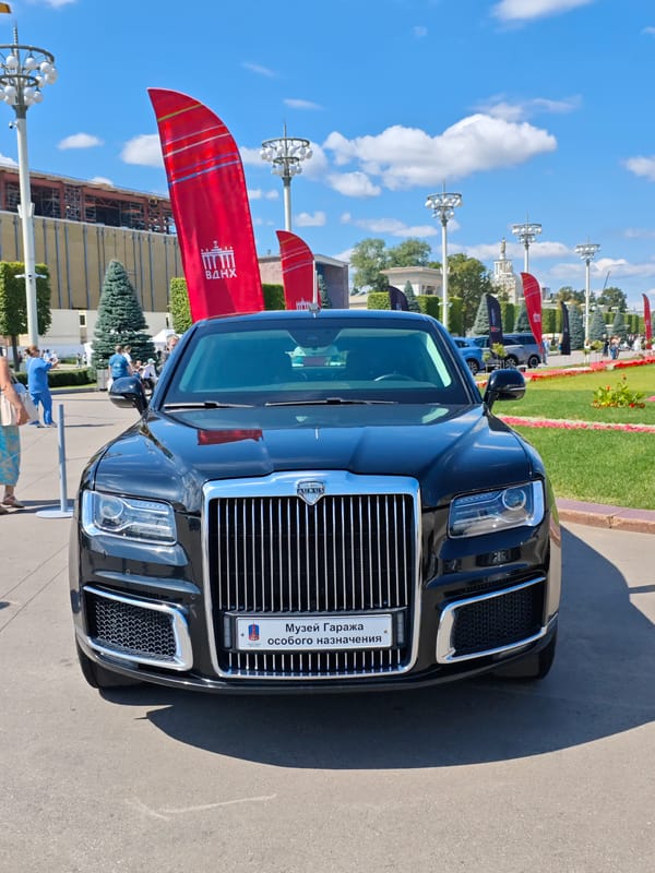 Exotic cars and heavy trucks on show at Moscow's VDNKh