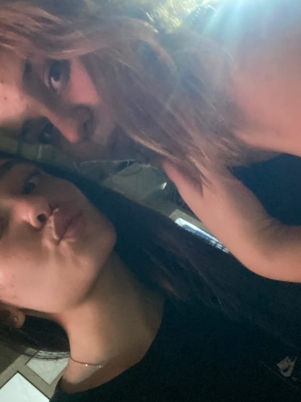 Night out with friends, street food, and selfies