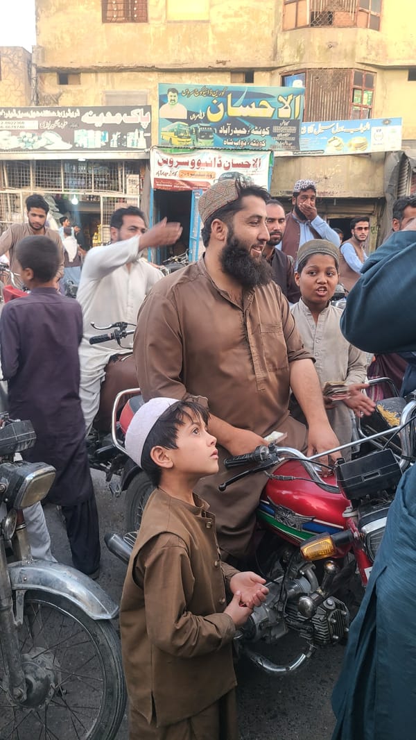 Street interviews and motorcycle gatherings documented in Quetta