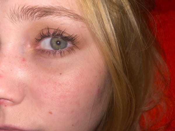 Cozy evening at home in Astana with fairy lights and close-up portraits