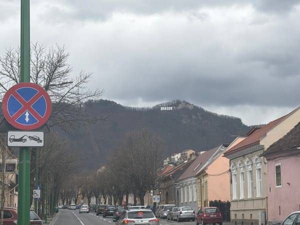 Coffee shop visit documented in Brasov, Romania