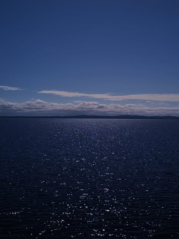Witness documents serene Russian waterscape under clear skies