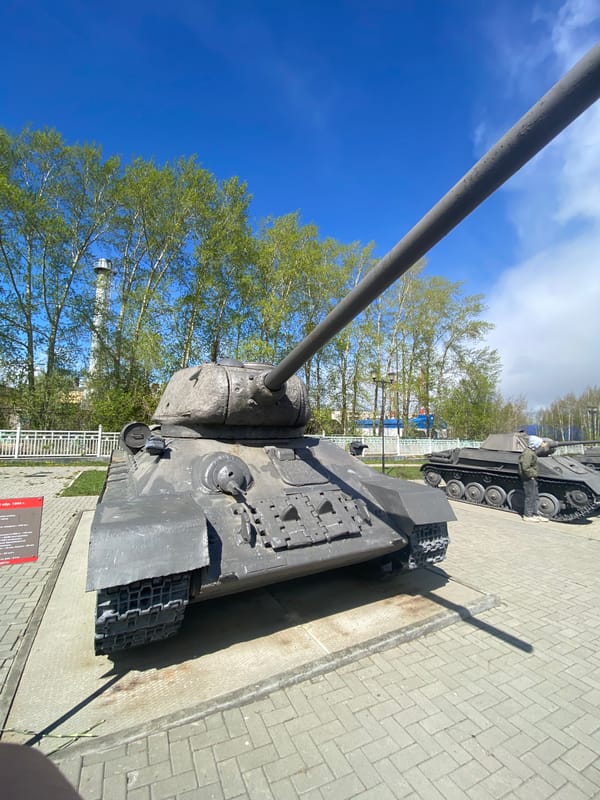 War memorials, Soviet tanks, park sculptures documented in Kirovgrad