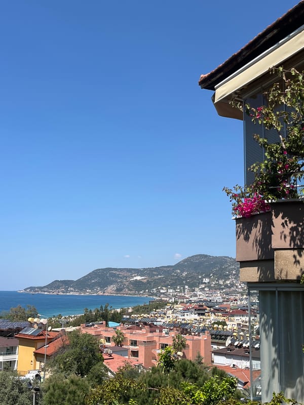 Morning views captured across Alanya's coastal cityscape