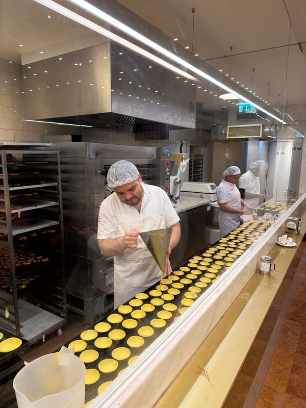 Lisbon bakery produces fresh Pastéis de Nata Thursday afternoon