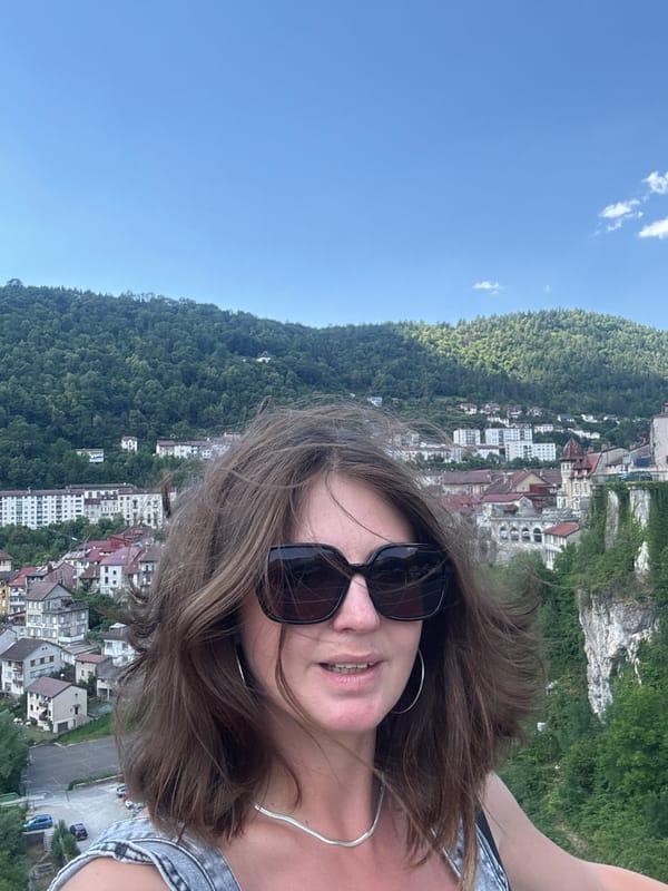 Saint-Claude valley town, selfies and aerials from above