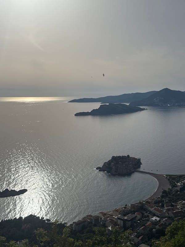 Tourist captures aerial, ground views of Sveti Stefan Montenegro