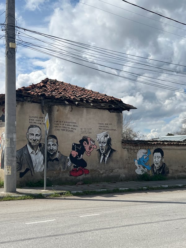 Deteriorating building documented in Starosel, Bulgaria