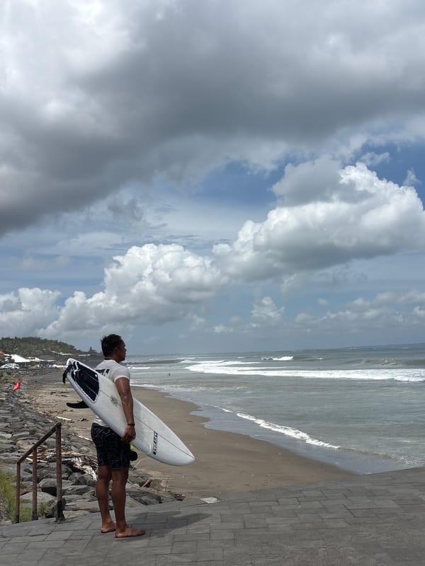 Early morning scenes captured at Tanah Lot temple, Bali