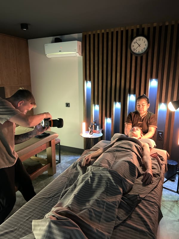 Commercial spa photography session documented in Votkinsk, Russia
