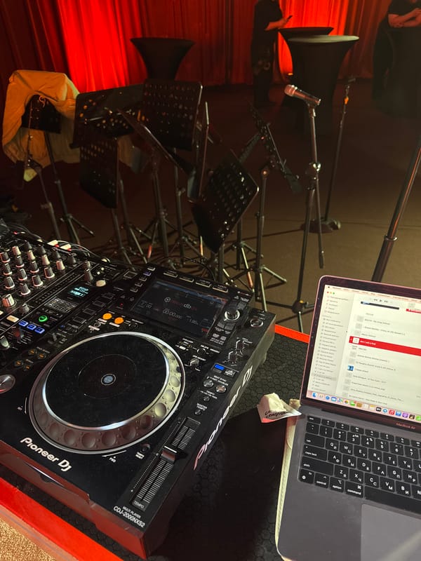 DJ Equipment Setup Spotted at Indoor Venue in Khimki