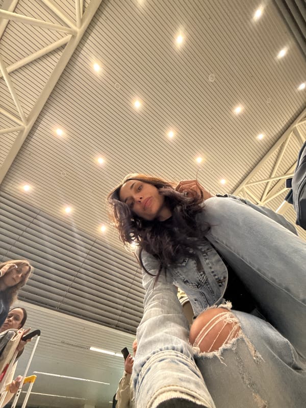Woman poses for casual photos in Sofia