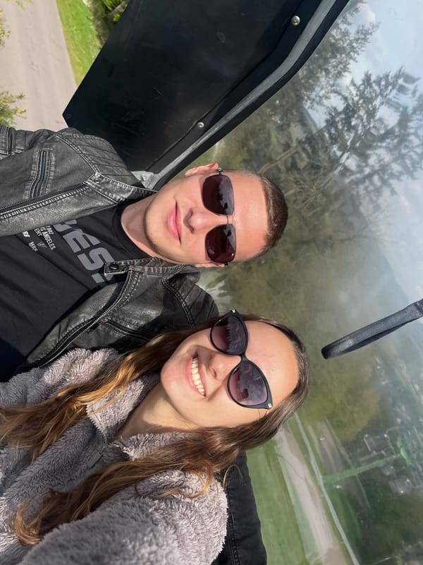 Couple enjoys cable car ride, visits museum in Saarburg