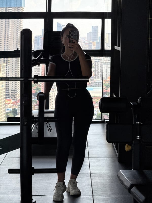Gym day and rooftop views across Khan Mean Chey, Phnom Penh