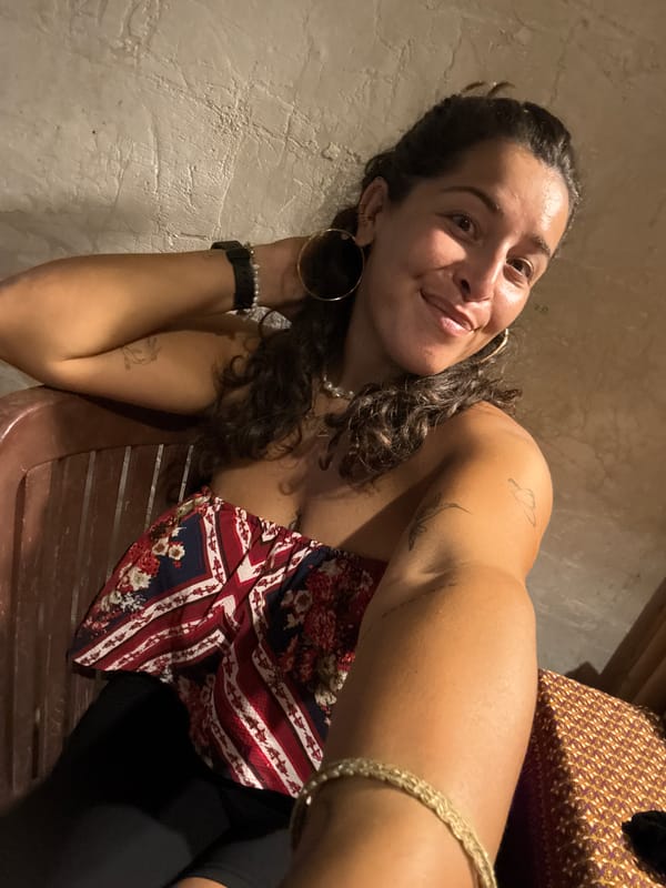 Relaxed selfie moment in Kampot, Cambodia