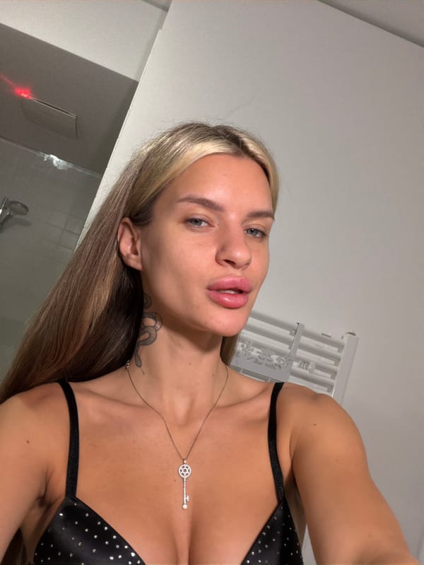 Woman poses for multiple selfies with luxury accessories in Berlin