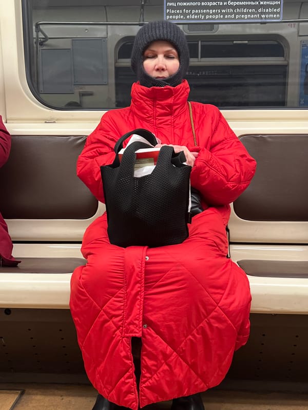 Winter commute scenes documented across St. Petersburg transit system