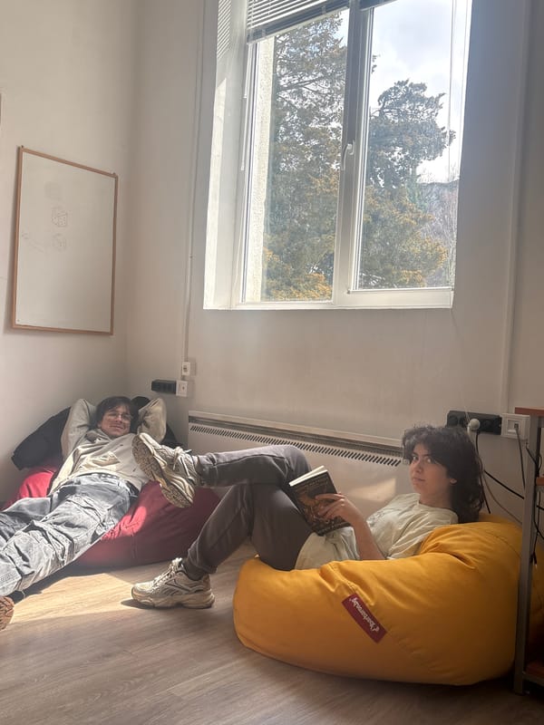 Students captured in casual classroom moments in Troyan